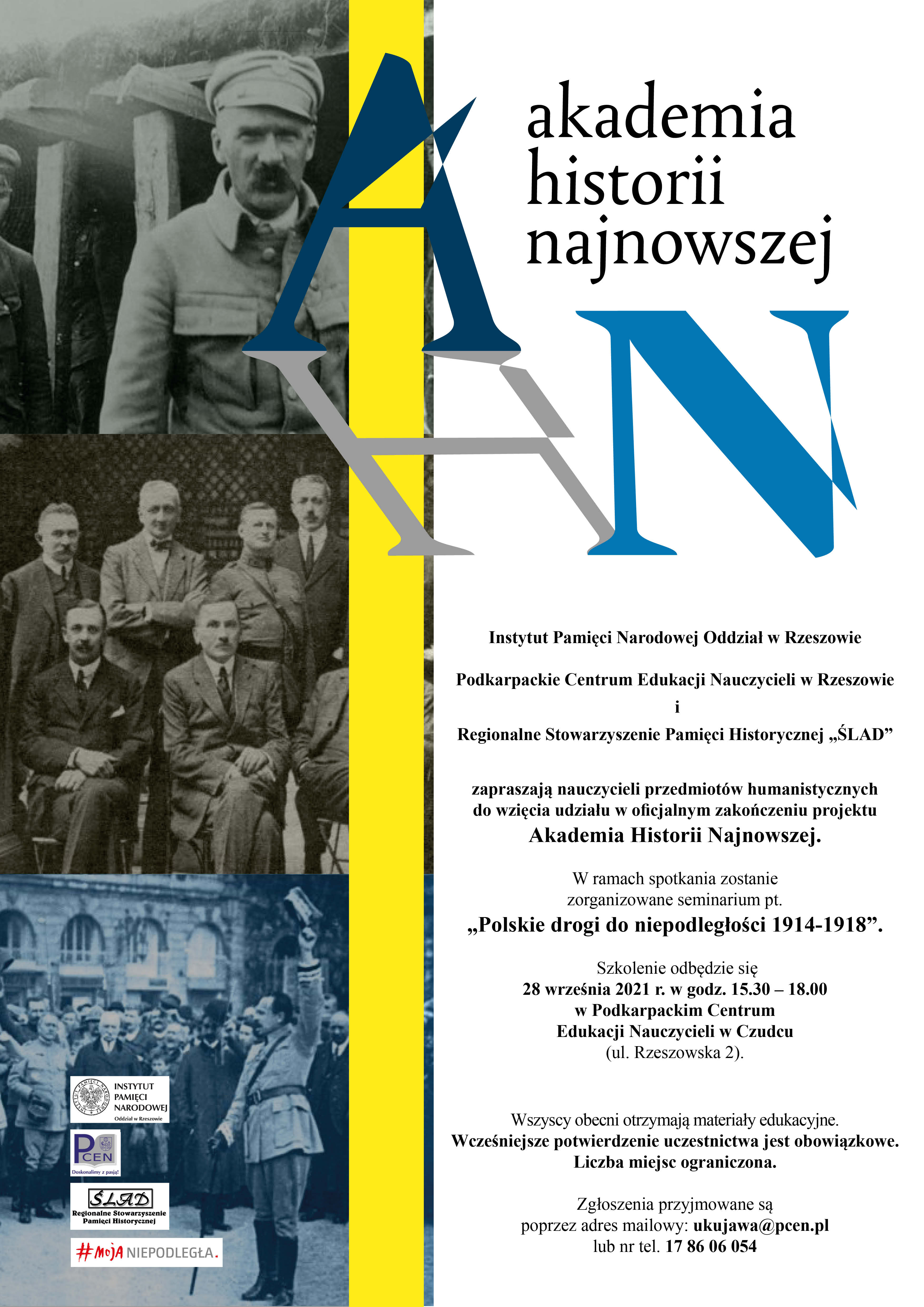 plakat AHN PL drogi do Npdlg 28 09 2021