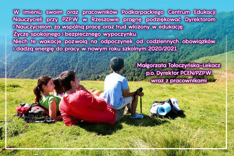 zyczenia na wakacje 2020